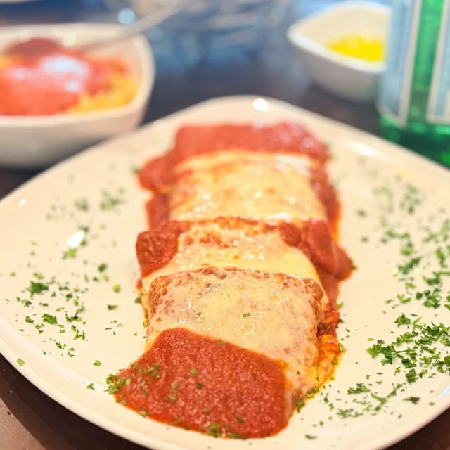 Eggplant Parm-Lunch..