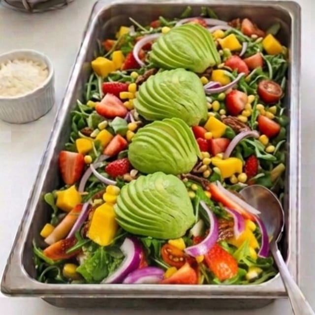 Full Tray Healthy Nut Salad.
