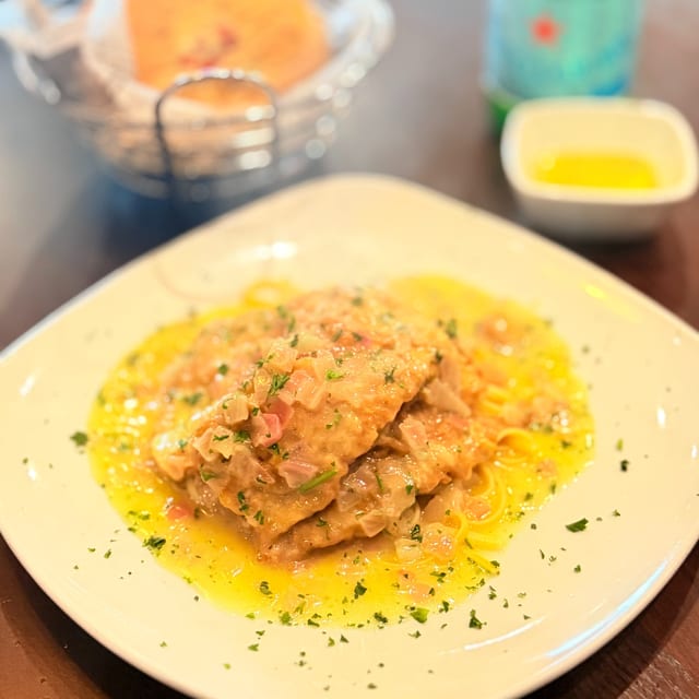 Veal Francese-Lunch..