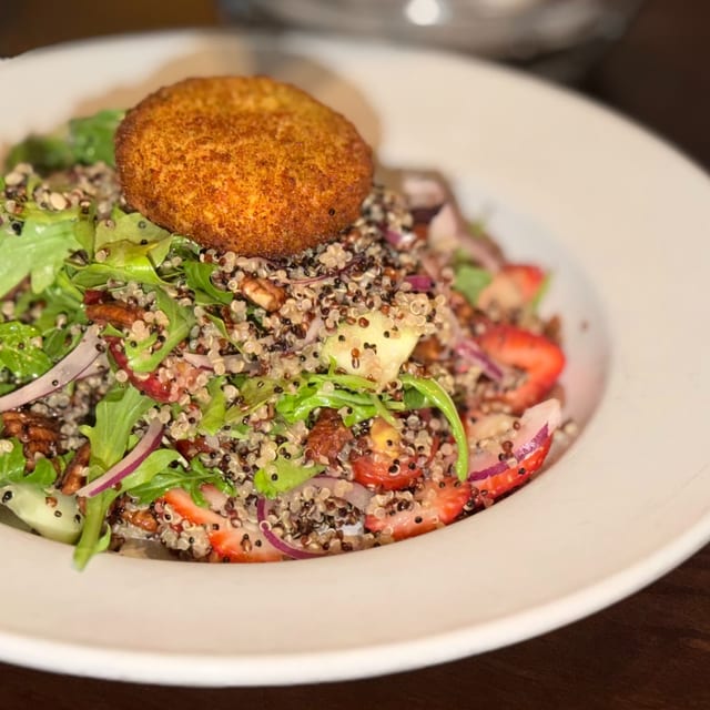 Warm Goat Cheese & Quinoa.