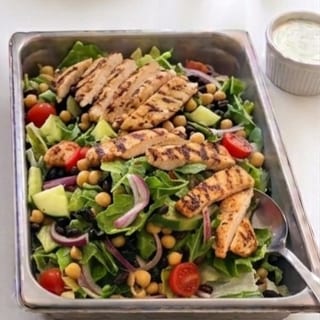 Half Tray Basil Grilled Chicken Salad
