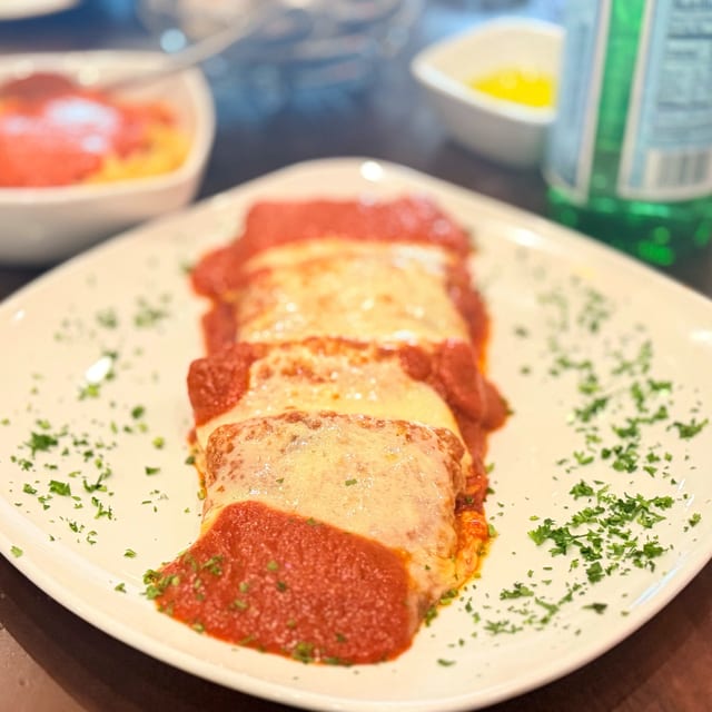 Eggplant Parm-Lunch.