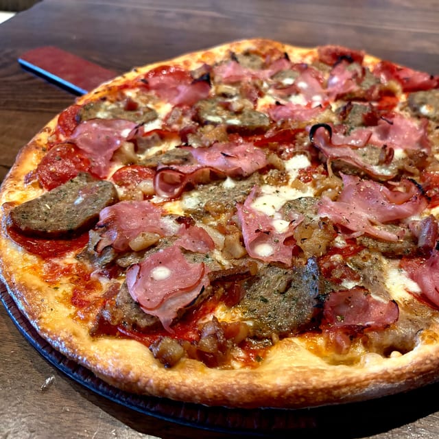 12" Meat Lovers' Pizza.