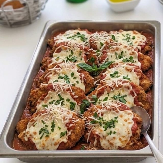 Full Tray Chicken Parm W/ Linguine.