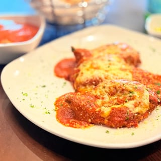 Colossal Shrimp Parmigiana-Lunch.