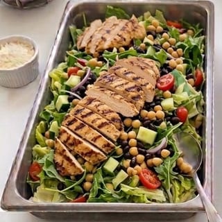 Full Tray Basil Grilled Chicken Salad