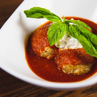 Full Tray Fork & Knife Meatballs