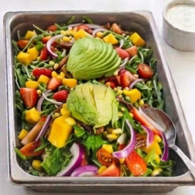 Half Tray Healthy Nut Salad.