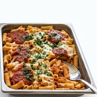Half Tray Baked Rigatoni