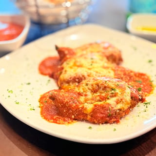 Colossal Shrimp Parmigiana-Lunch.
