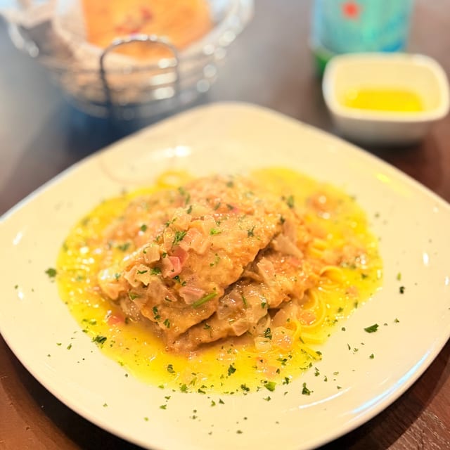 Veal Francese-Lunch..
