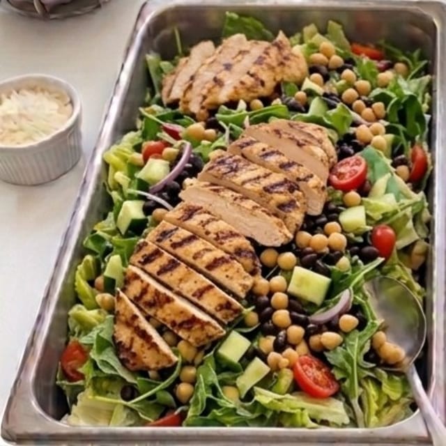 Full Tray Basil Grilled Chicken Salad.