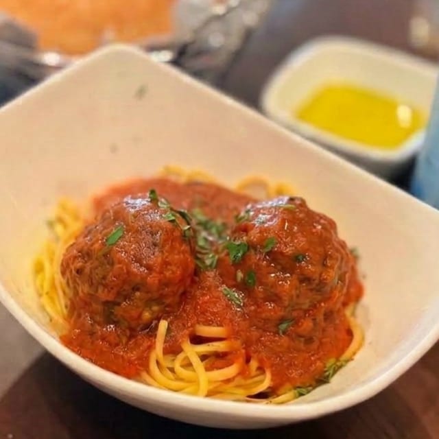 Kid's Linguine Meatball.