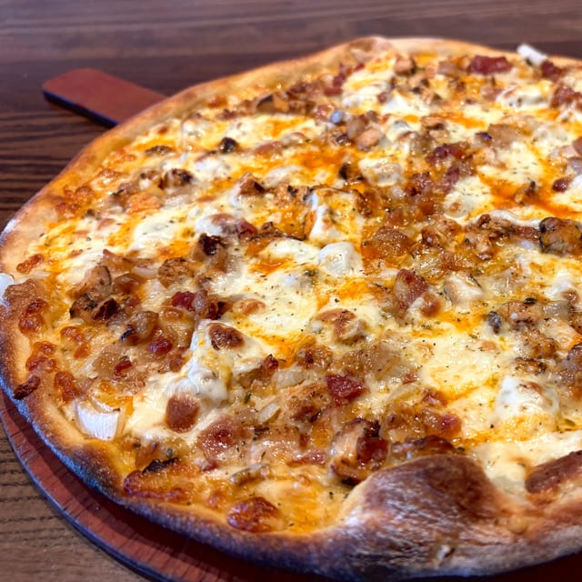 12" Buffalo Chicken Pizza.