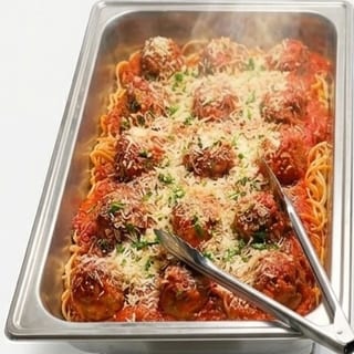 Full Tray Meatballs W/Linguine