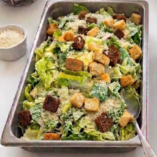 Full Tray Caesar Salad.